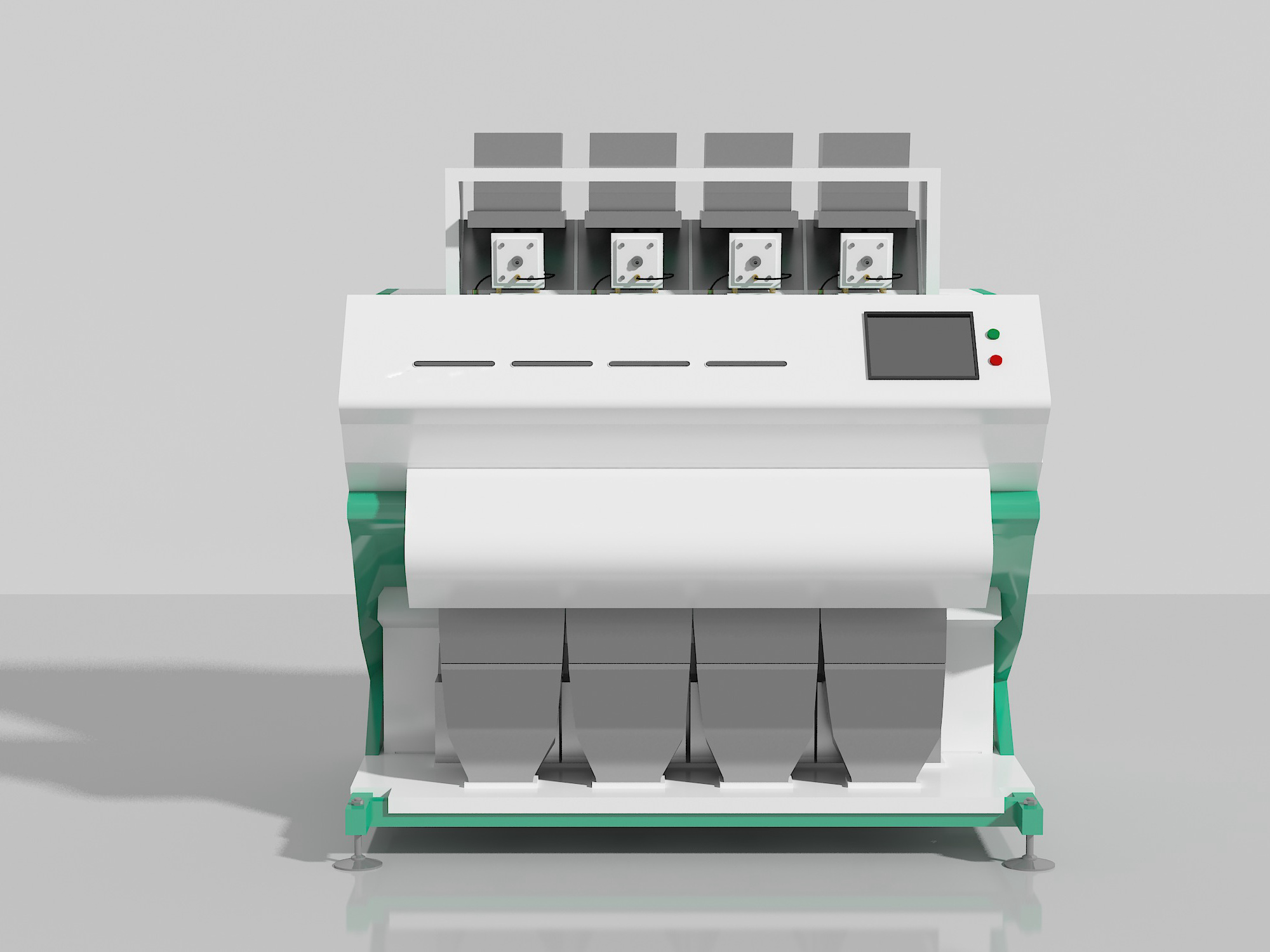 Intelligent color sorter optical sorter