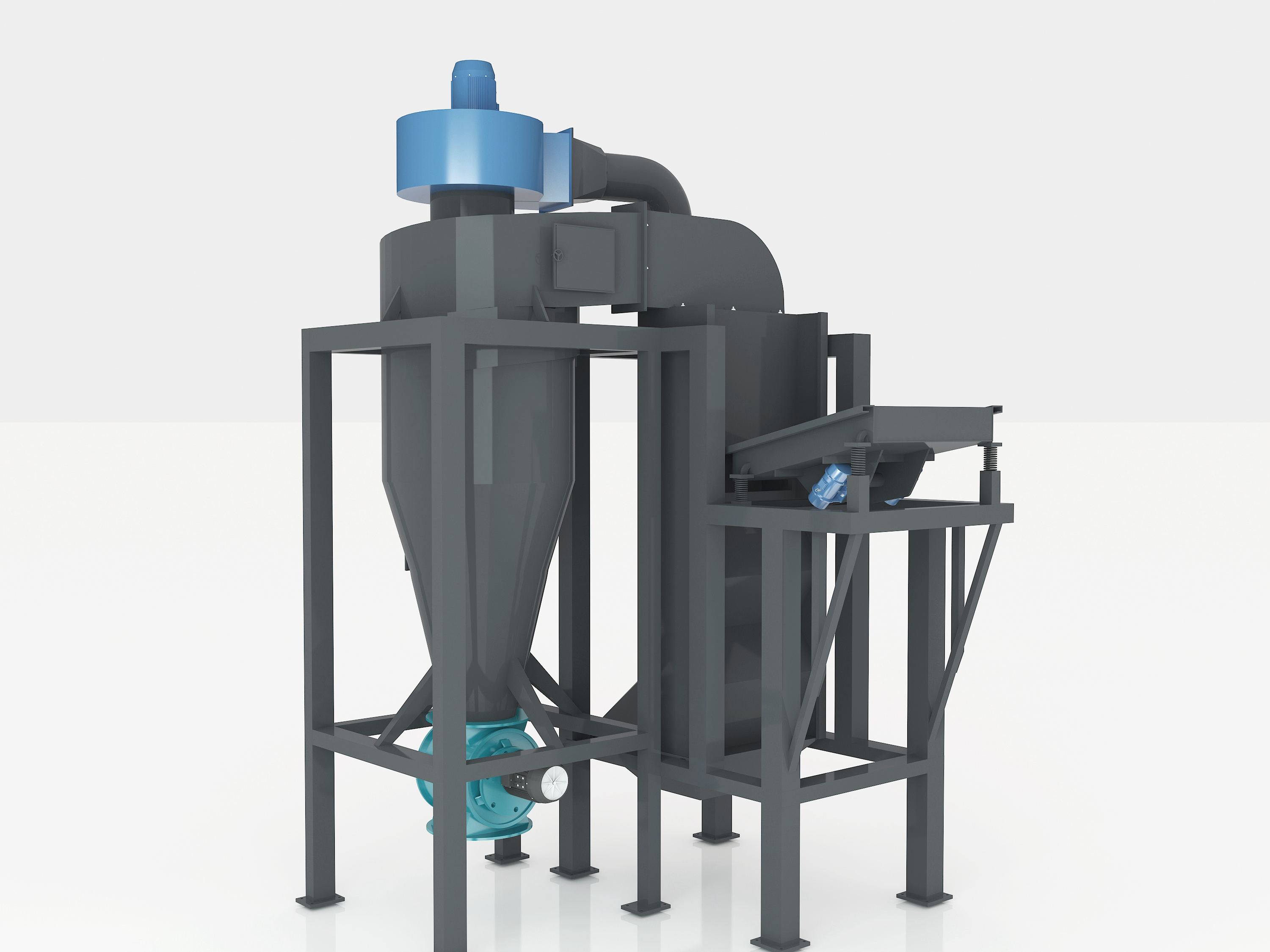 Air separator is also called wind separator